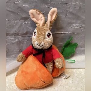 Peter Rabbit 2 Movie Plush Toy with Carrot Pouch 2022 Stuffed Dan Dee Easter